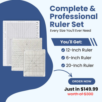5 In 1 Quilting Ruler