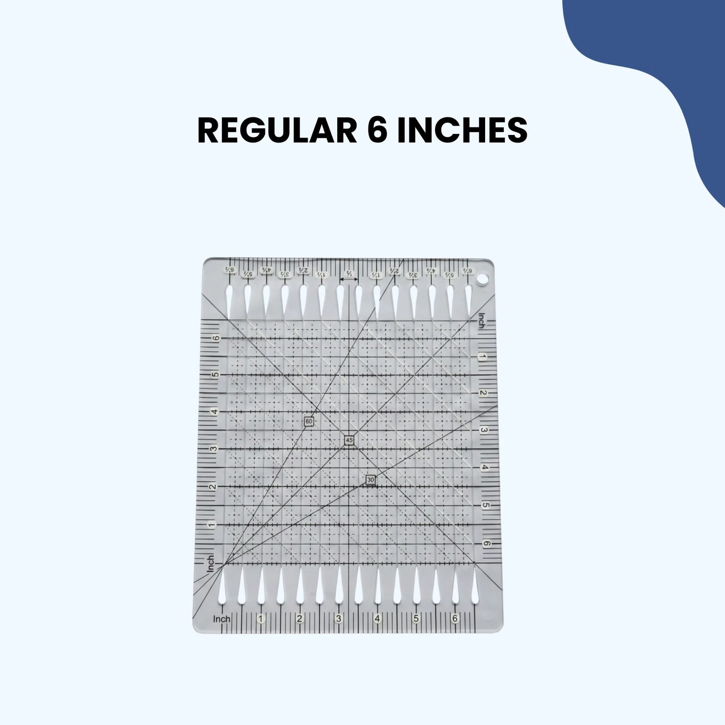 5 In 1 Quilting Ruler